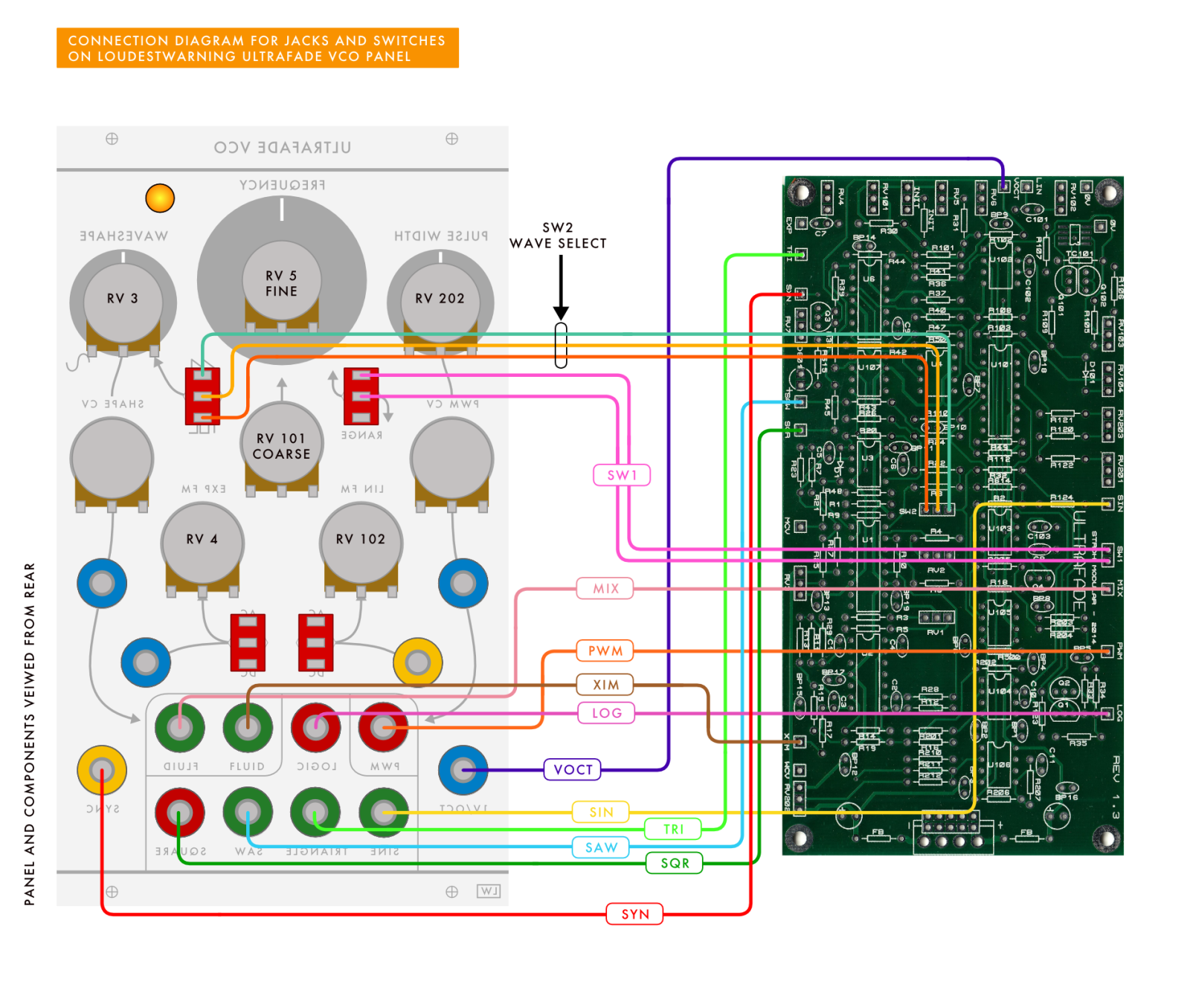 ULTRAFADE WIRING DIAGRAM JACKS AND SWITCHES V2